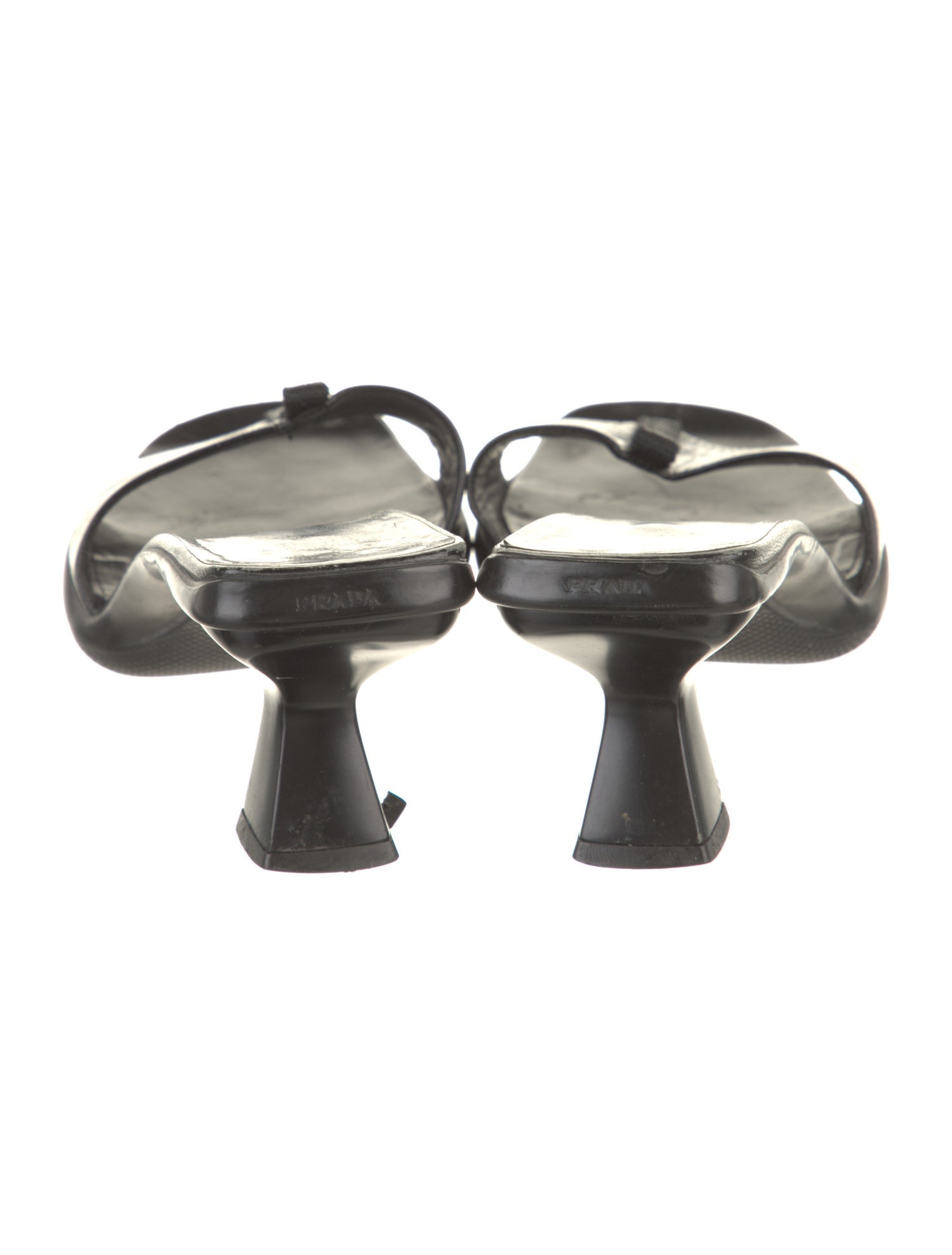 Prada Patent Leather Slides